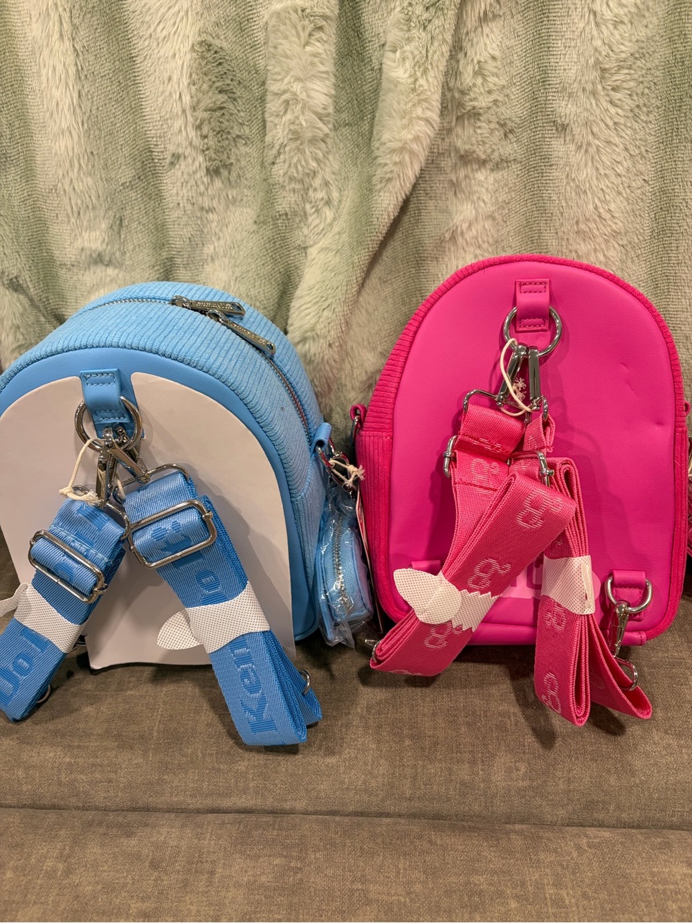 Loungefly Barbie Mini Backpacks - Light Blue & Hot Pink - Picture 4 of 4